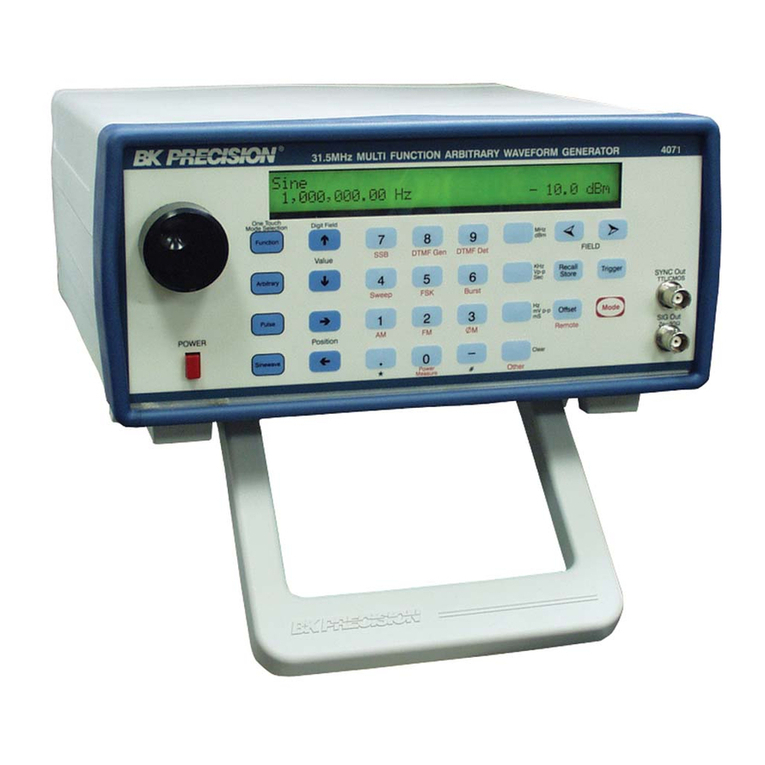 B+K precision 4071 user manual