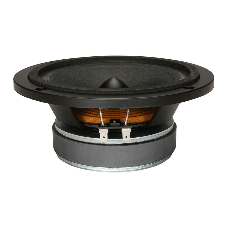 B&C Speakers Midrange 6 PE 13 User manual B&C Speakers Midrange 6 PE 13 User manual