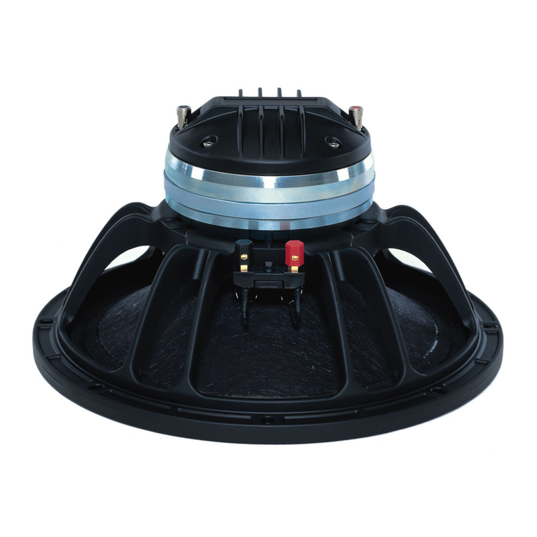 B&C Speakers Coaxials 12CXN76 Specifications