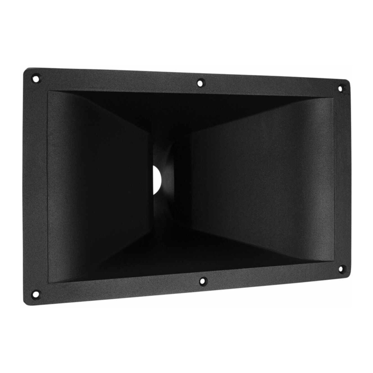B&C Speakers Horns ME75 Specification sheet