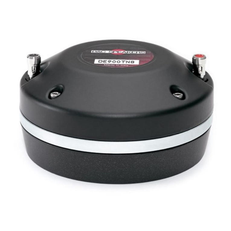 B&C Speakers HF Drivers DE900TN User manual B&C Speakers HF Drivers DE900TN User manual