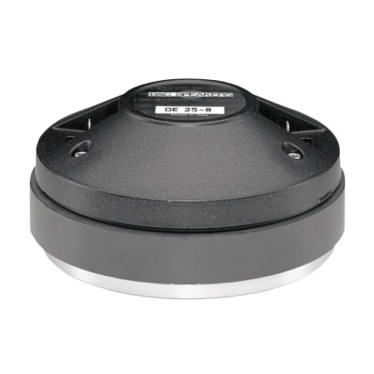 B&C Speakers Hf Compression Drivers DE 25 Specification sheet