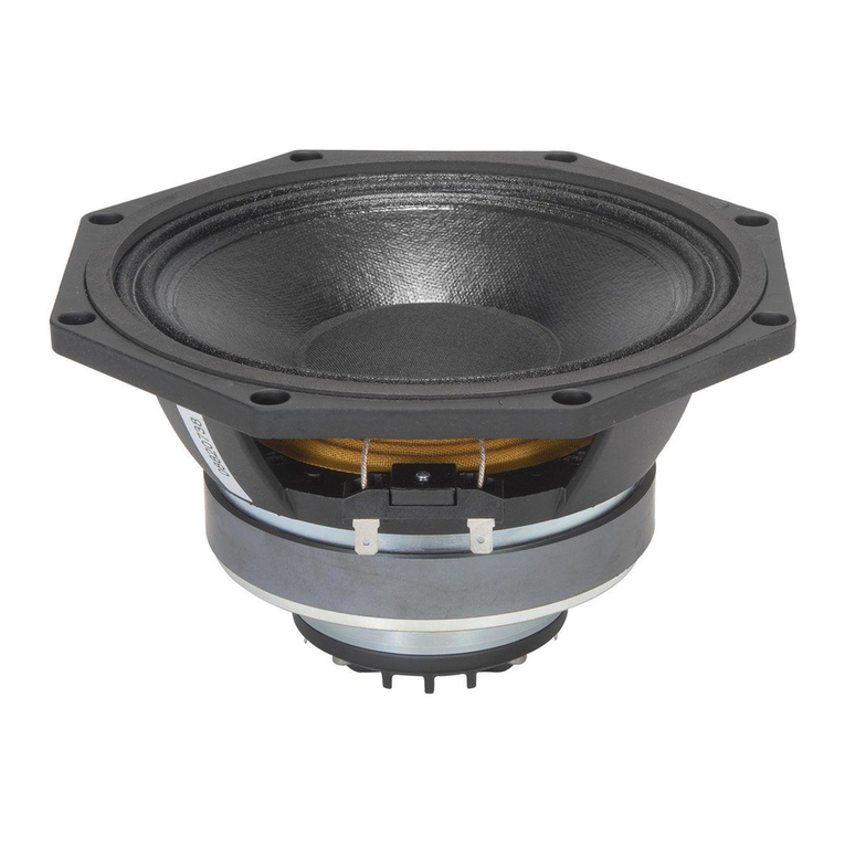 B&C Speakers Coaxials 8CXT User manual B&C Speakers Coaxials 8CXT User manual