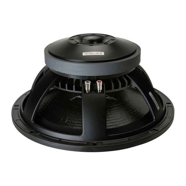 B&C Speakers 15TBX100 specification B&C Speakers 15TBX100 specification