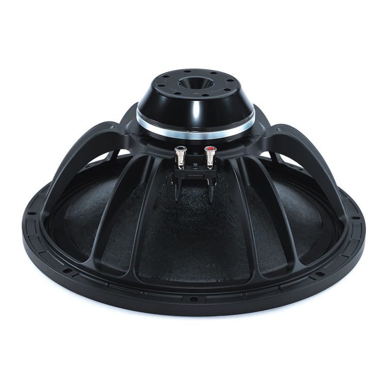 B&C Speakers 15NW76 User manual B&C Speakers 15NW76 User manual
