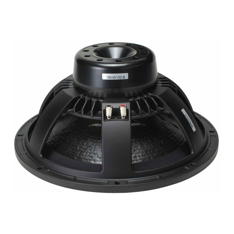 B&C Speakers 15NW100 specification