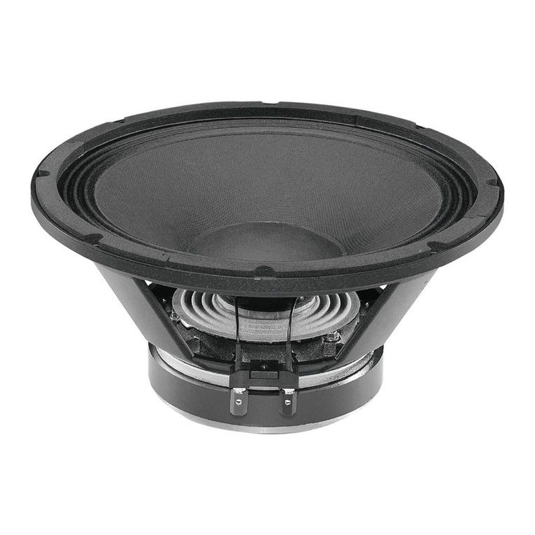 B&C Speakers 12 PH 32 User manual
