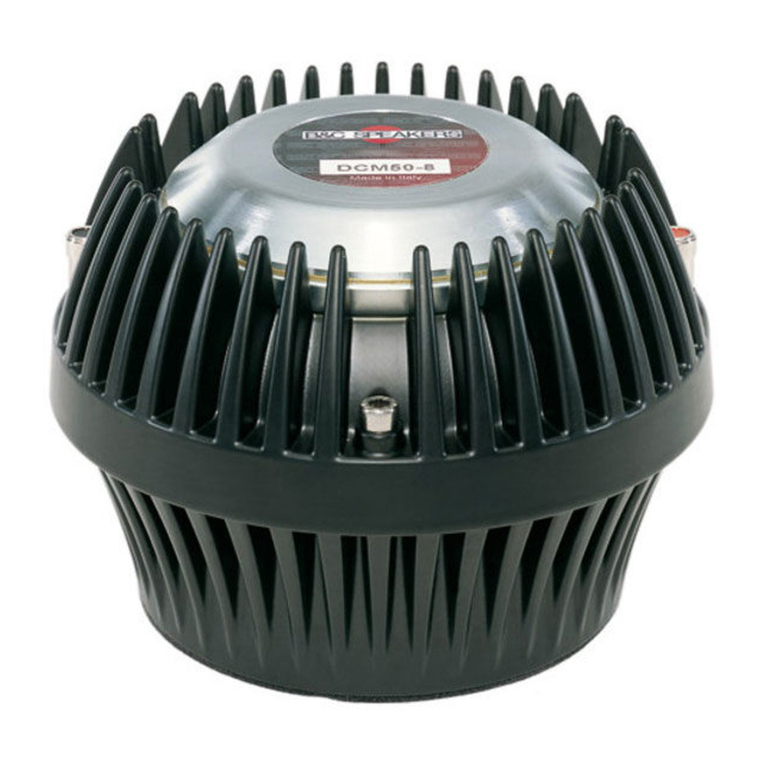 B&C Speakers MF Drivers DCM50 Specifications