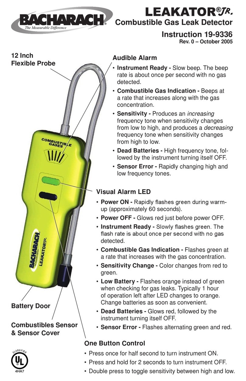 Bacharach Leakator Jr. Instruction