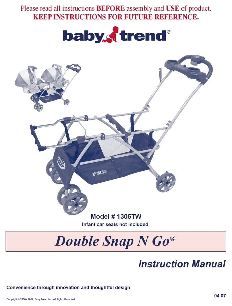 Baby Trend DOUBLE SNAP N GO 1305TW User manual