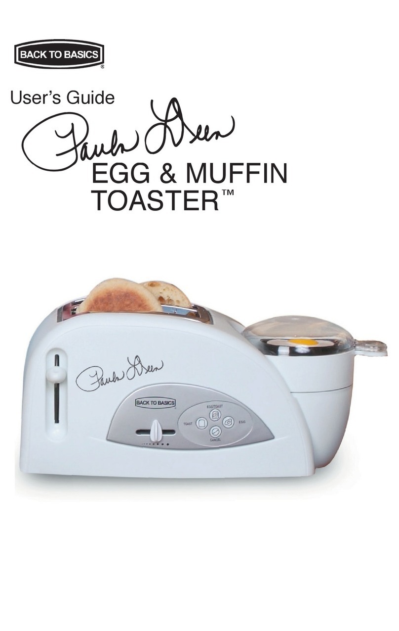 Back to Basics Paula Deen TEM500PDWH user guide