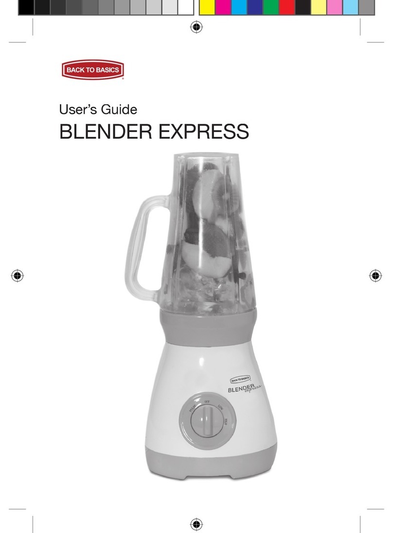 Back to Basics BPE3BRAUS user guide