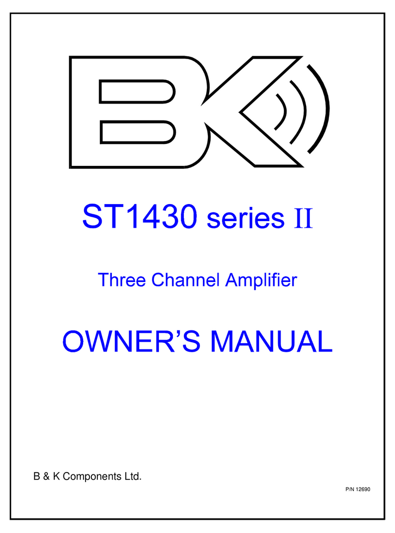 B&K ST1430 Series II User manual
