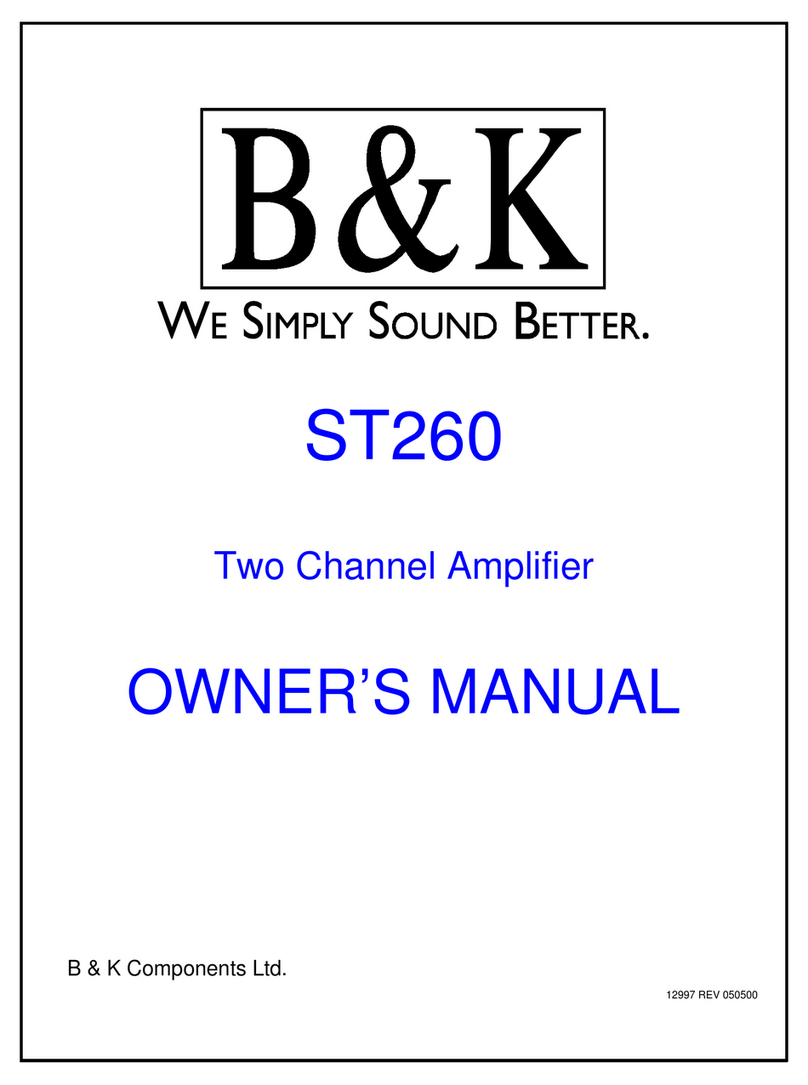 B&K ST260 User manual
