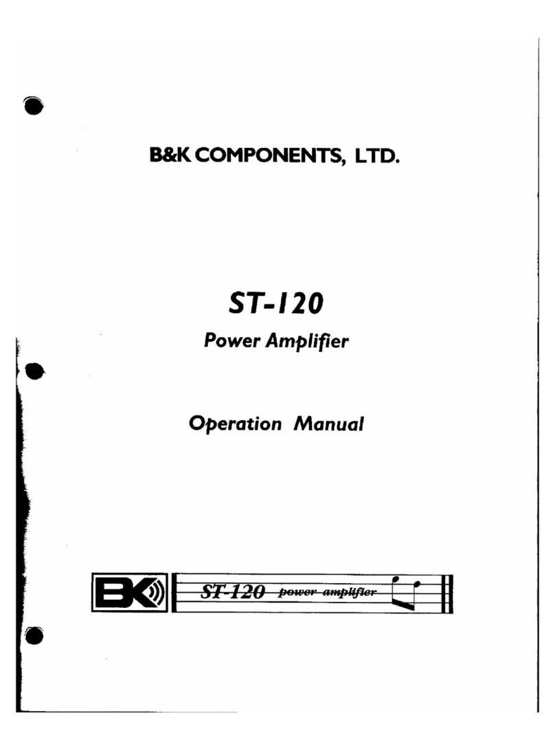 B&K ST-120 User manual