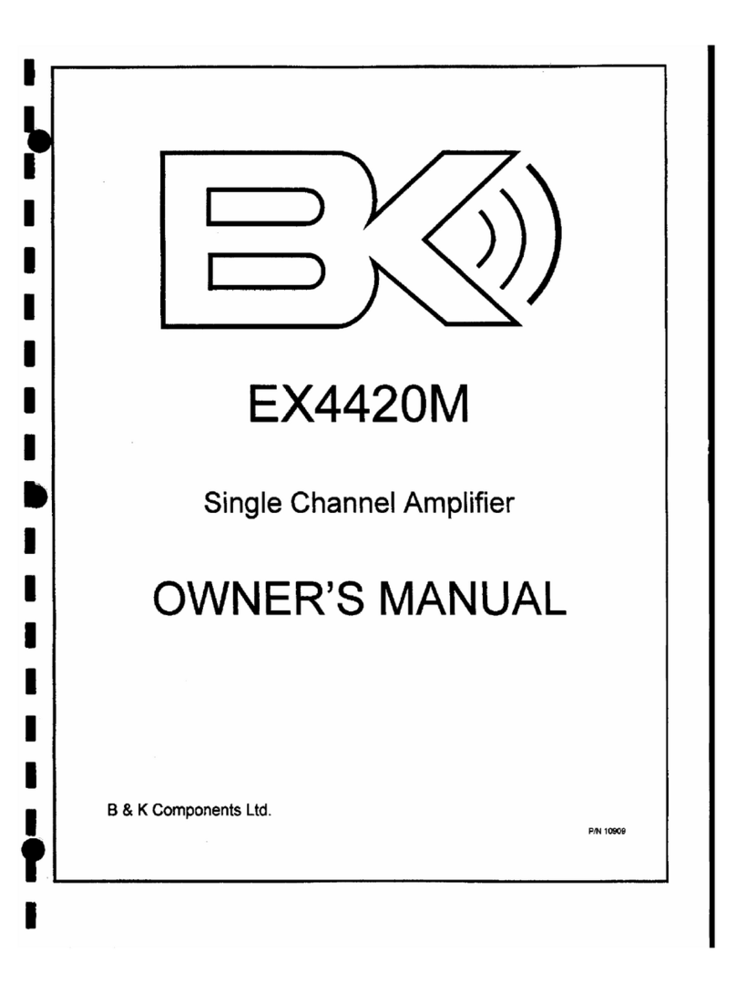B&K EX4420M User manual