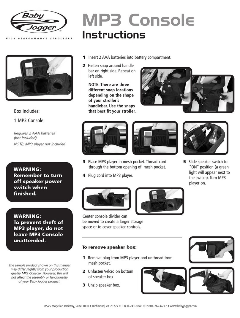 Baby Jogger MP3 Player user manual