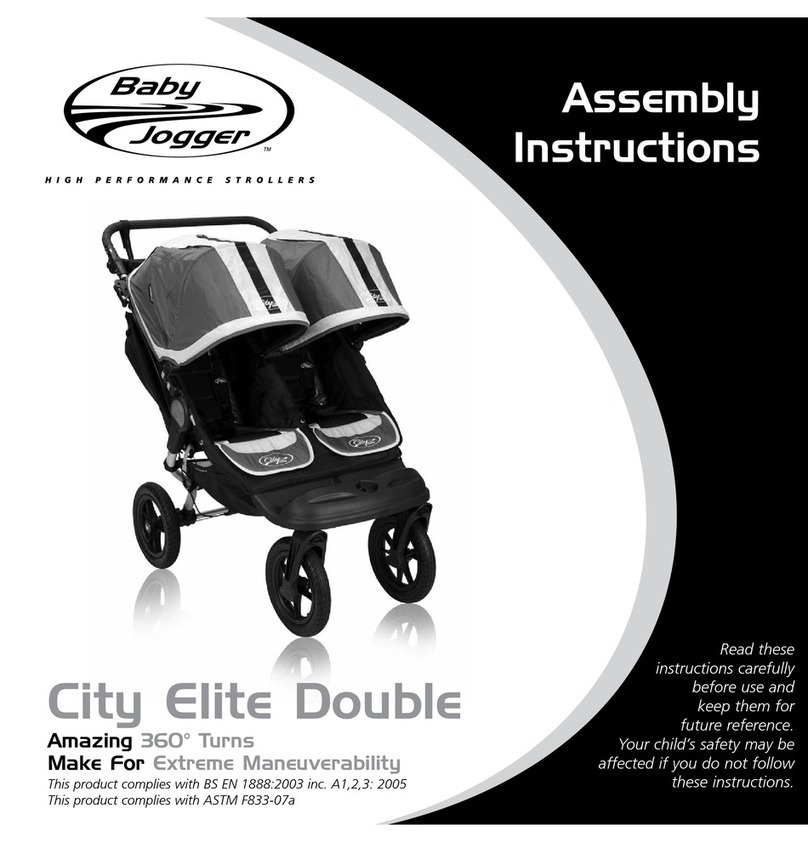 Baby Jogger ASTM F833-07A User manual