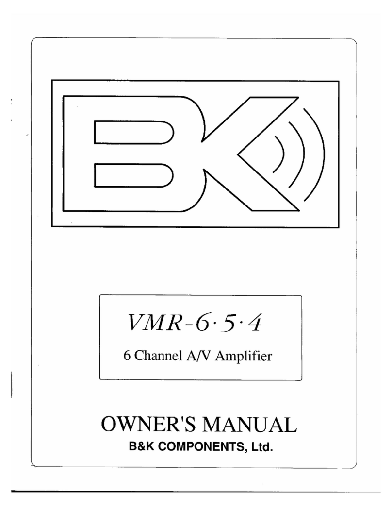 B&K VMR-6.5.4 User manual