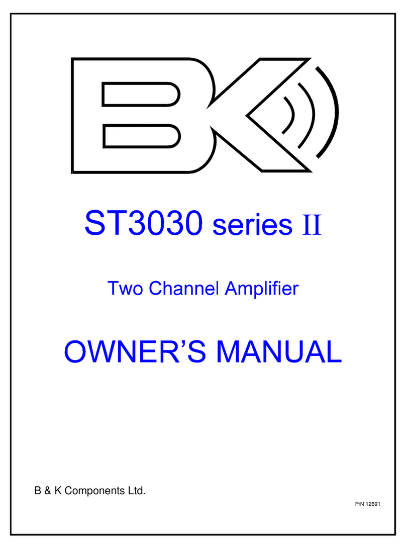 B&K ST3030 Series II User manual
