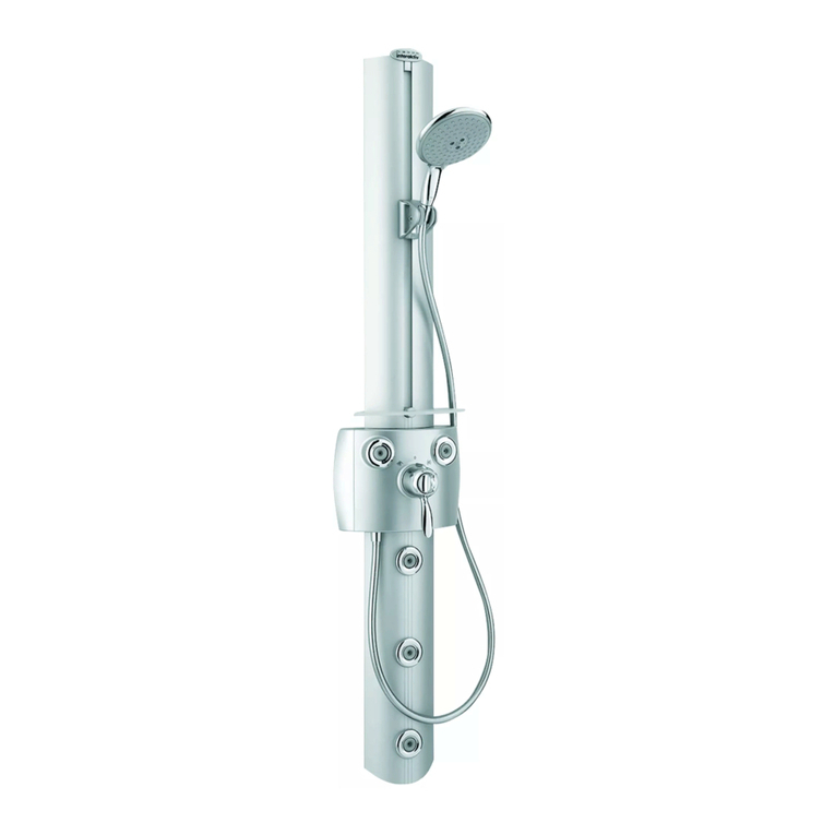 Hans Grohe Showerpanel Installation guide Hans Grohe Showerpanel Installation guide