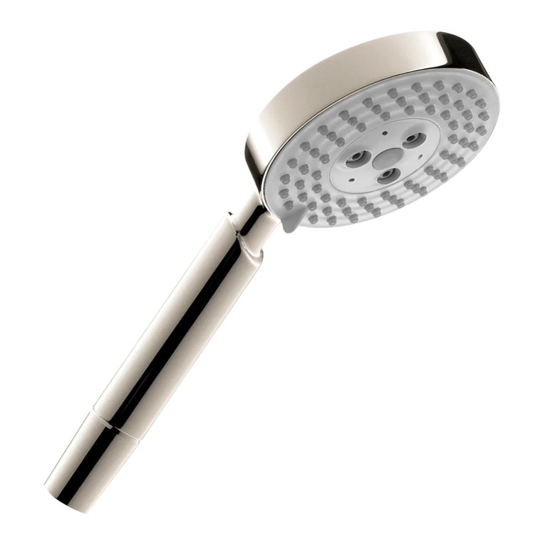 Hans Grohe Raindance S 100 AIR 3-Jet User manual