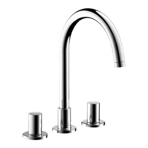 Axor Uno Widespread Lavatory Set 38053XX1 Installation guide