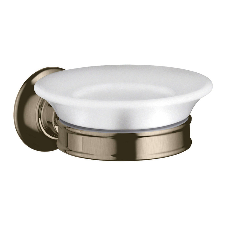 Axor Brushed Nickel 42033820 User manual Axor Brushed Nickel 42033820 User manual