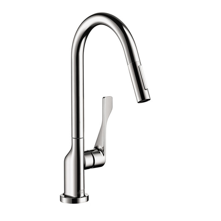 Axor Citterio 39835XX1 User manual