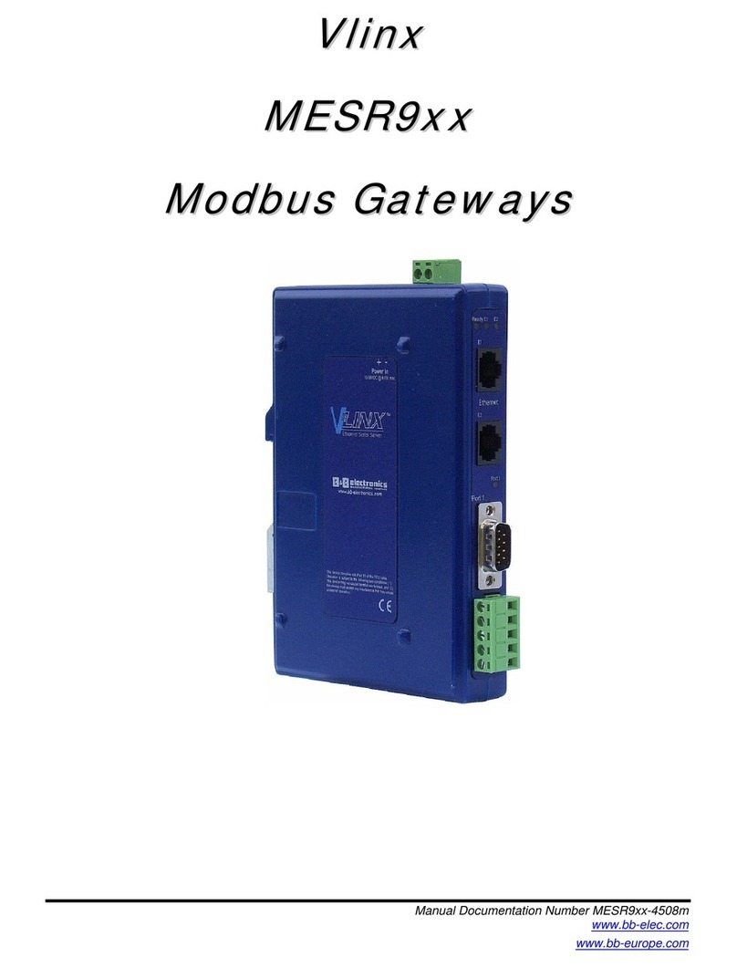B&B Electronics Vlinx MESR9xx User manual