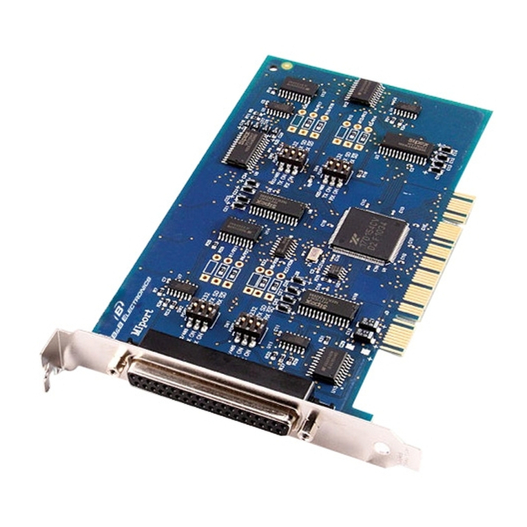 B&B Electronics RS-232/422/485 Serial Card CE 3PXCC4A user manual