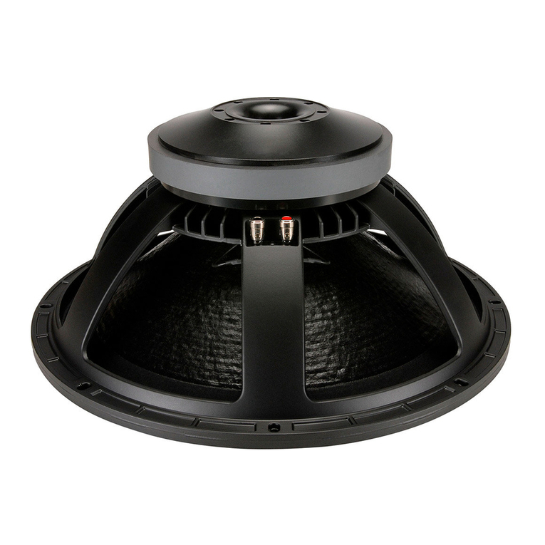 B&C Speakers 18 TBX 46 User manual