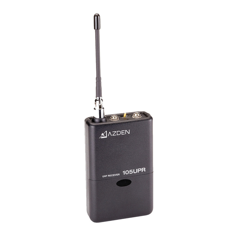 Azden 105UPR Specifications