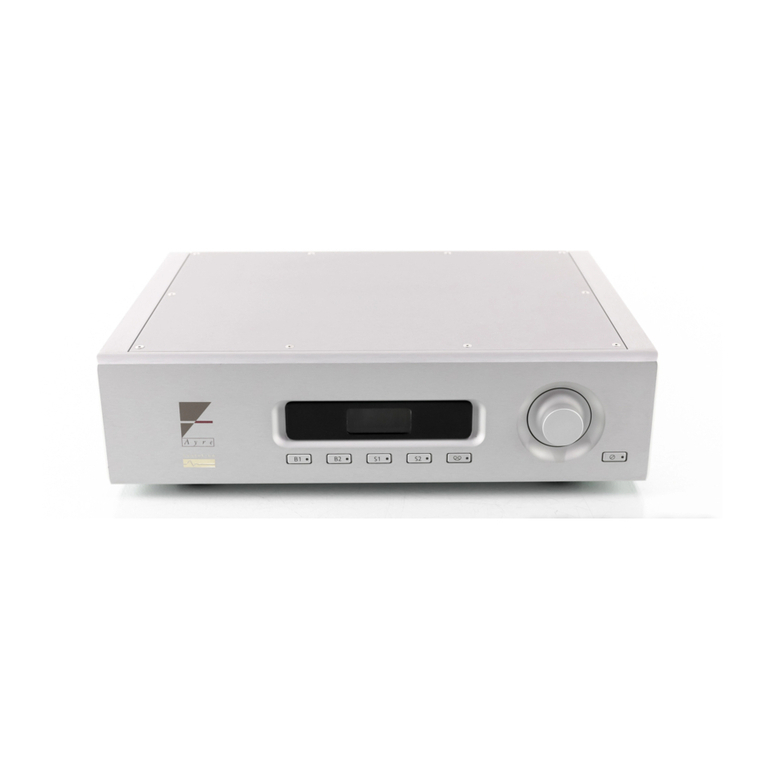 Ayre K-5x User manual