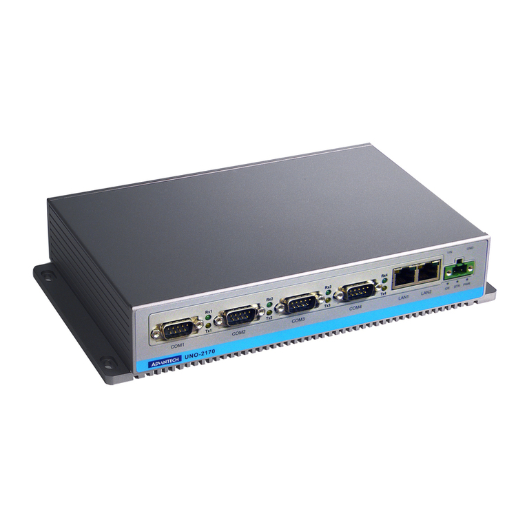 Advantech Celeron M Universal Network Controller with PC/104 Extension... User manual