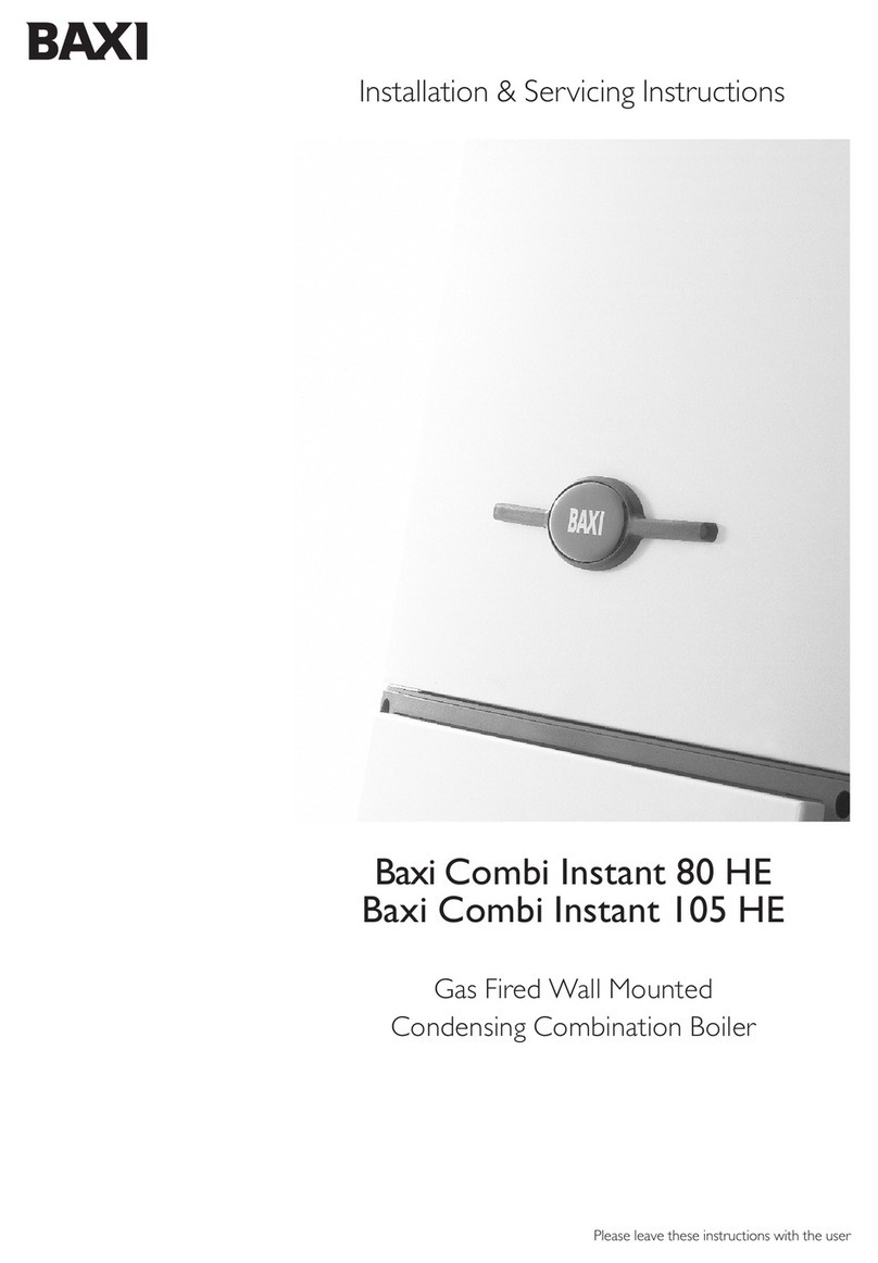Baxi Combi Instant 80 HE Installation & servicing instructions