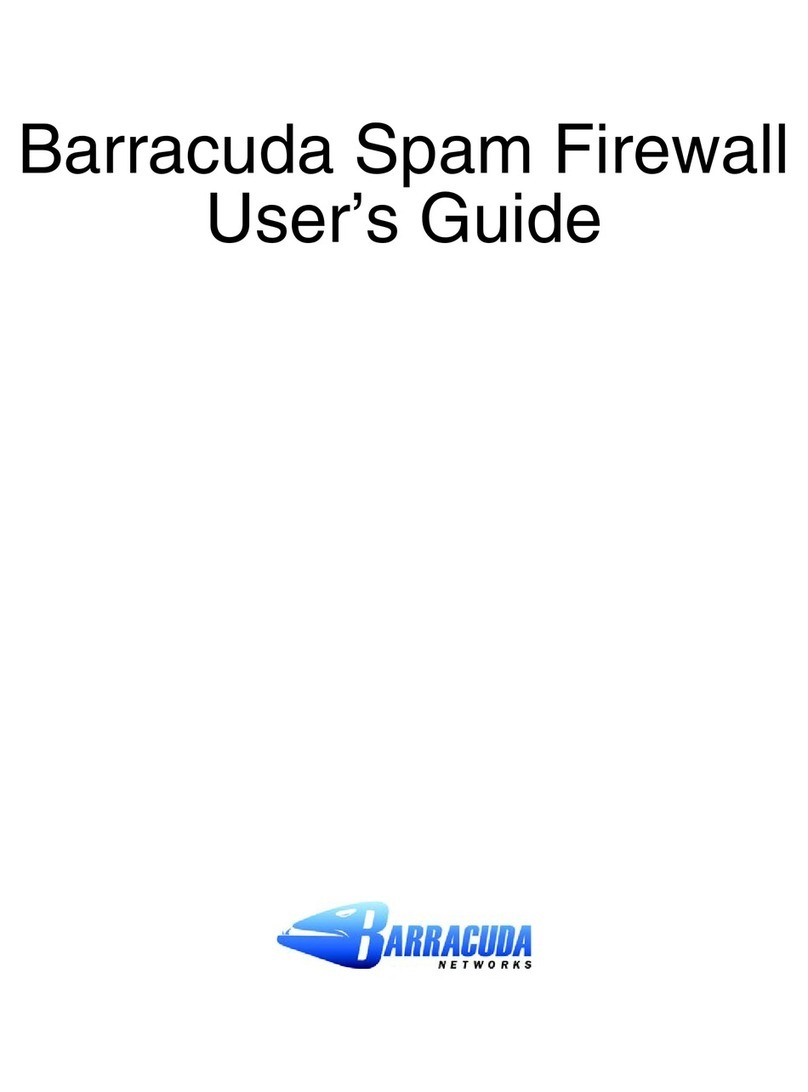 Barracuda Networks Spam Firewall User manual
