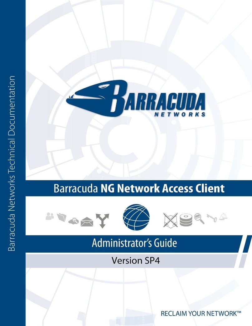 Barracuda Networks NG Network Access Client SP4 Service manual