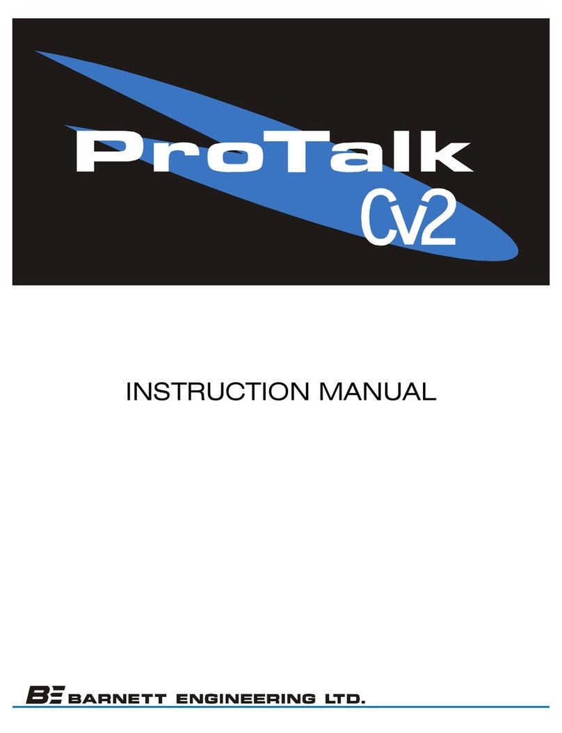 Barnett Engineering PRO TALK CV2 instruction manual
