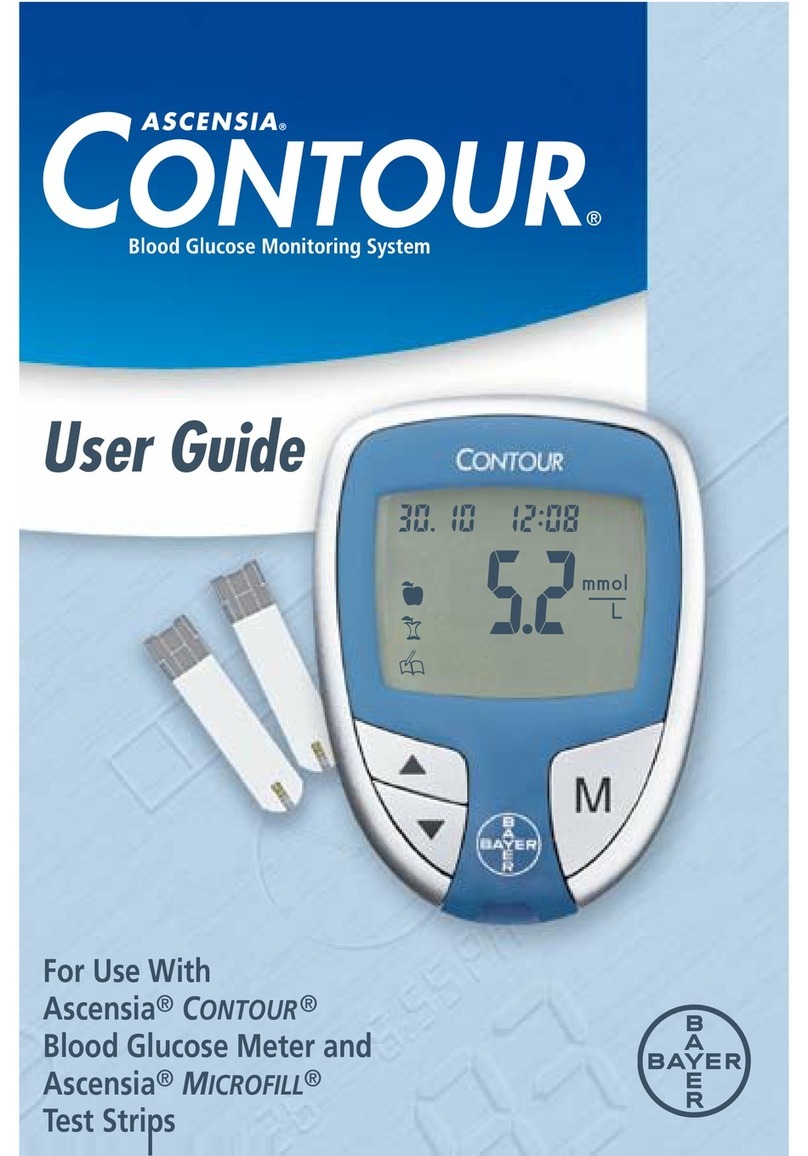 Bayer HealthCare Ascensia Contour Blood Glucose Meter user guide