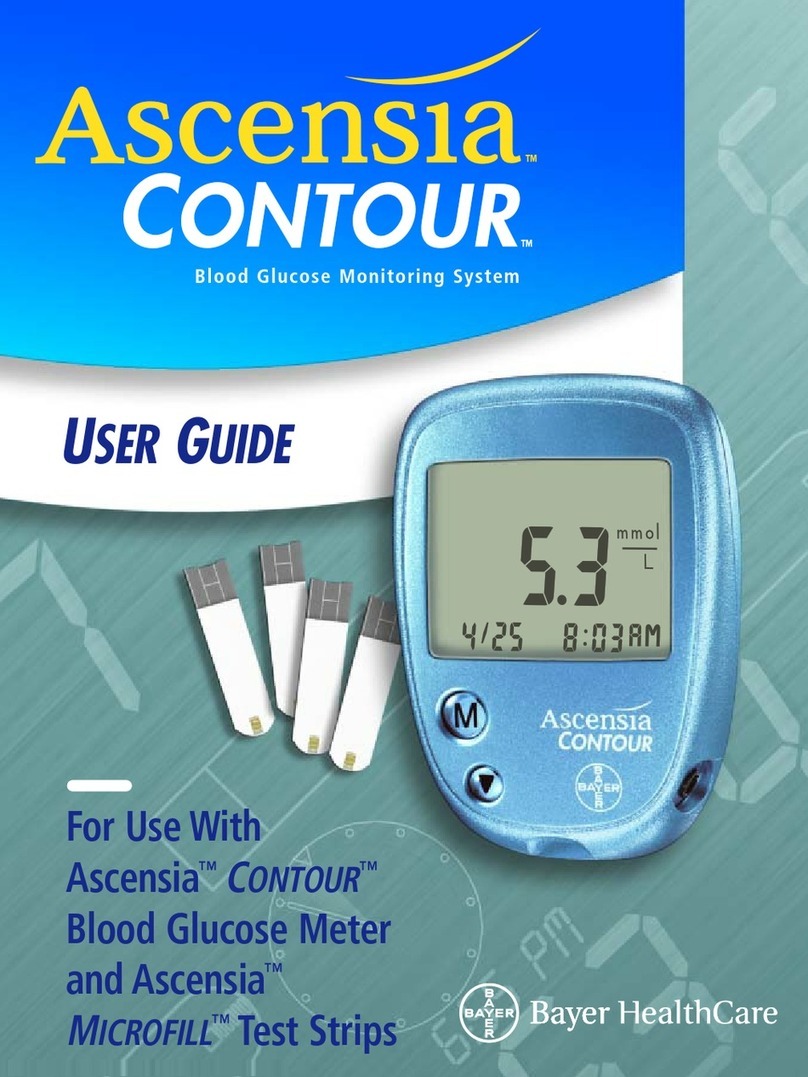Bayer HealthCare Ascensia Contour Blood Glucose Monitoring... user guide Bayer HealthCare Ascensia Contour Blood Glucose Monitoring... user guide