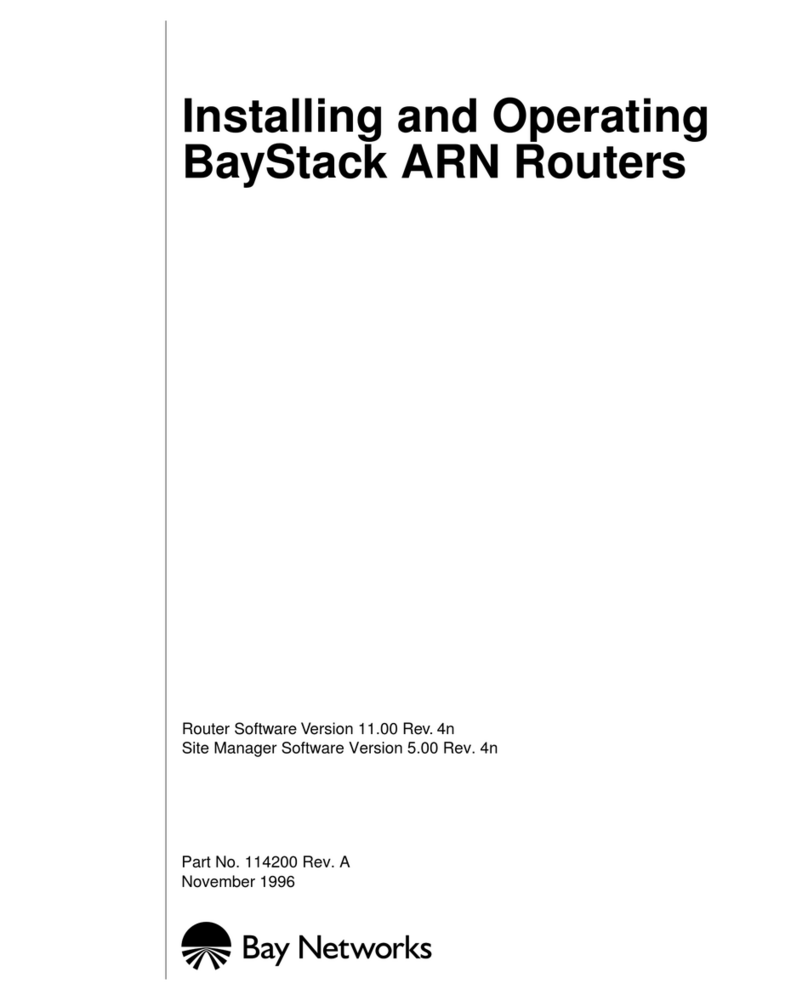 Bay Networks BayStack ARN Routers none Installation guide