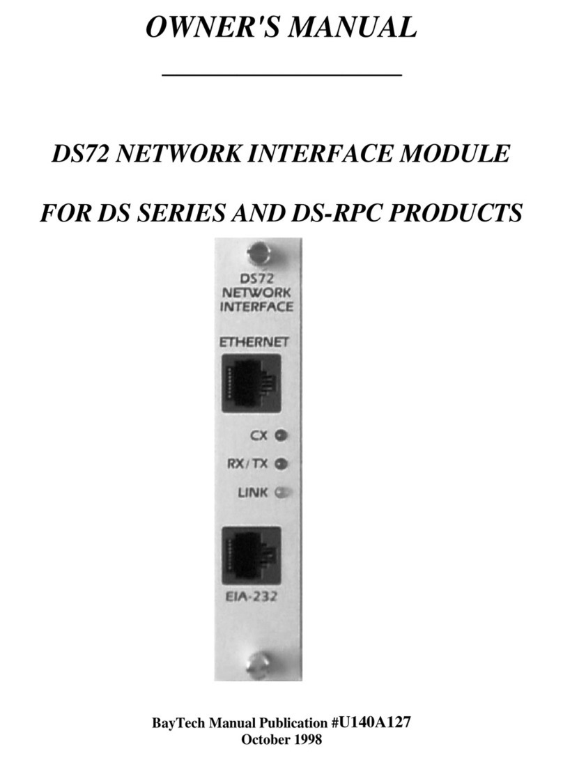 Bay Technical Associates DS72 owner's manual Bay Technical Associates DS72 owner's manual