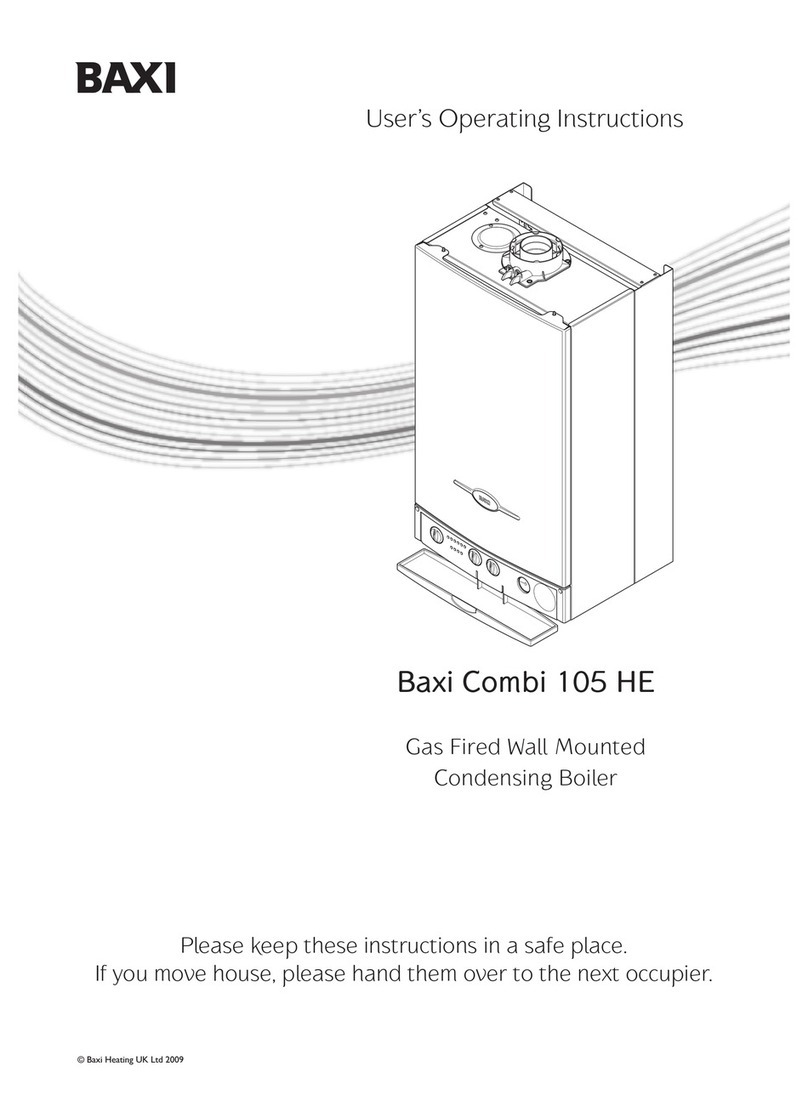 Baxi Combi 105 HE Operation instructions Baxi Combi 105 HE Operation instructions