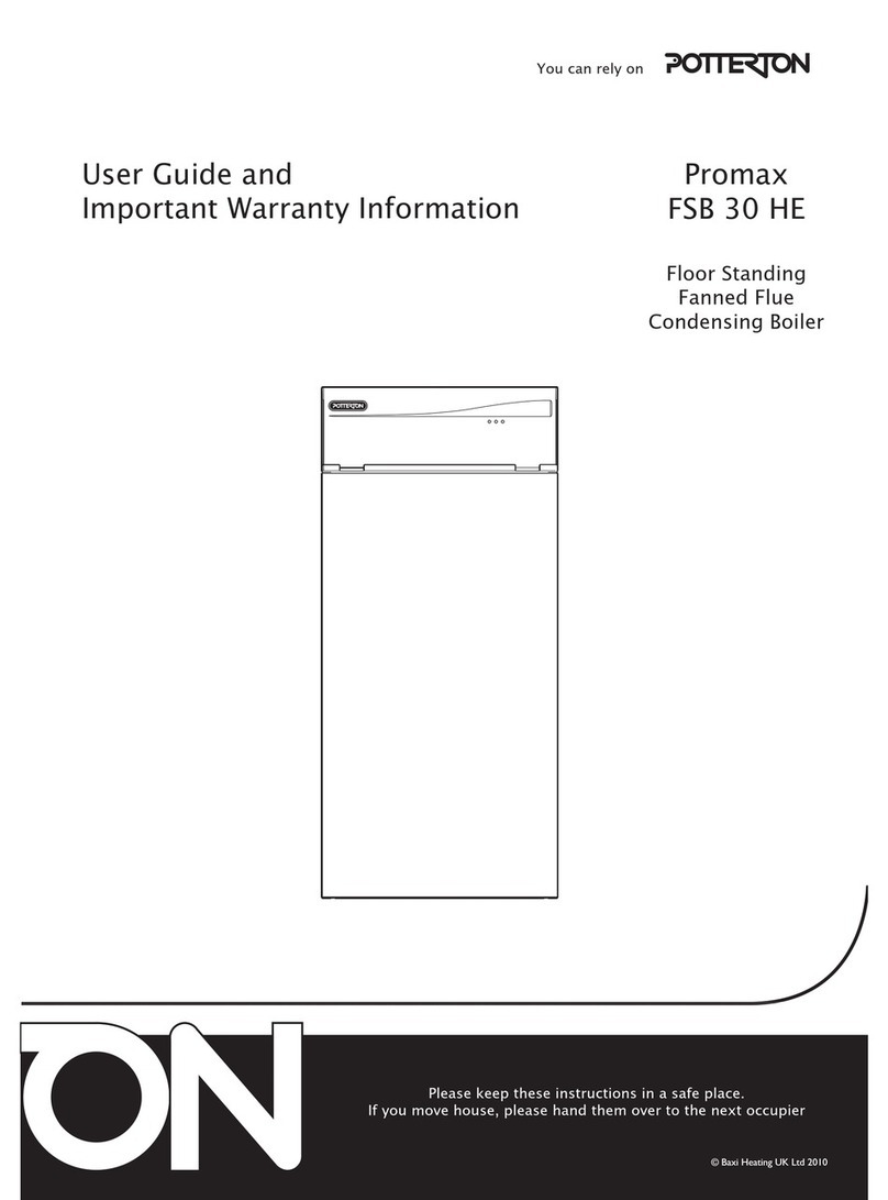 Potterton Promax FSB 30 HE User manual