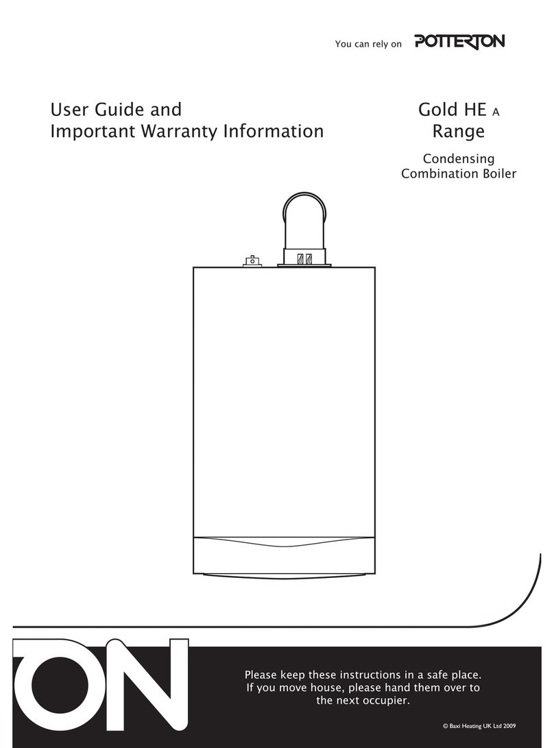 Potterton Cold HE A User manual