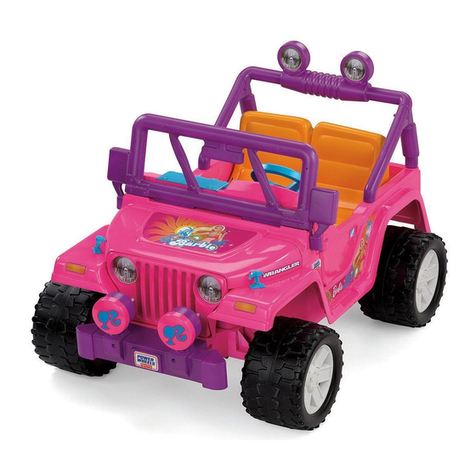 Power Wheels Barbie Jammin' Jeep L7820 owner's manual