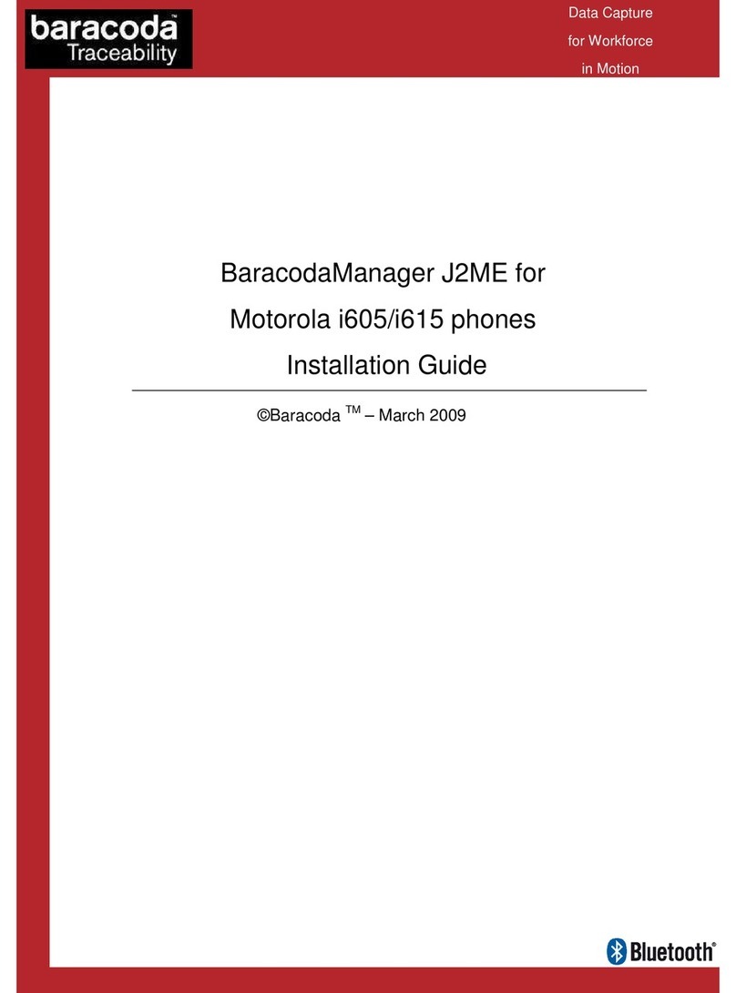Baracoda Manager J2ME User manual
