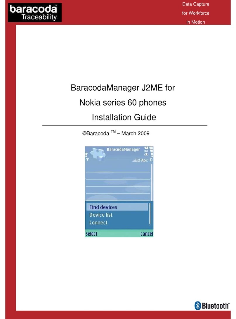 Baracoda Manager J2ME User manual