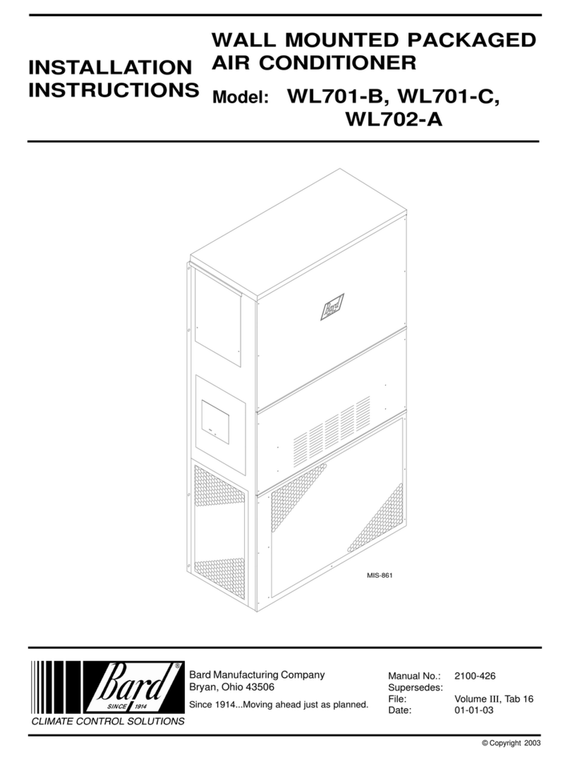 Bard WL701-B User manual